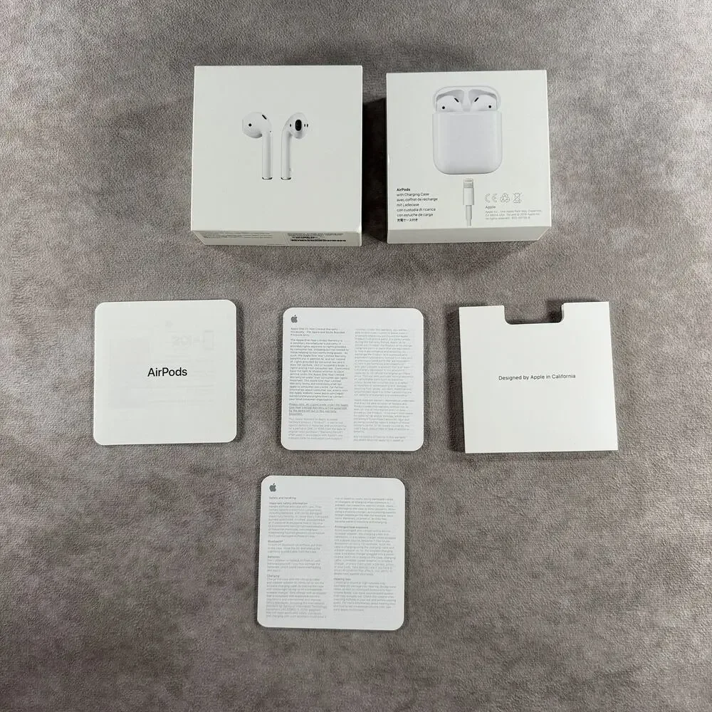 Orig APPLE EMPTY BOX AirPods w/ Charging Case A2032 A2031 A1602 MV7N2AM/A Iphone